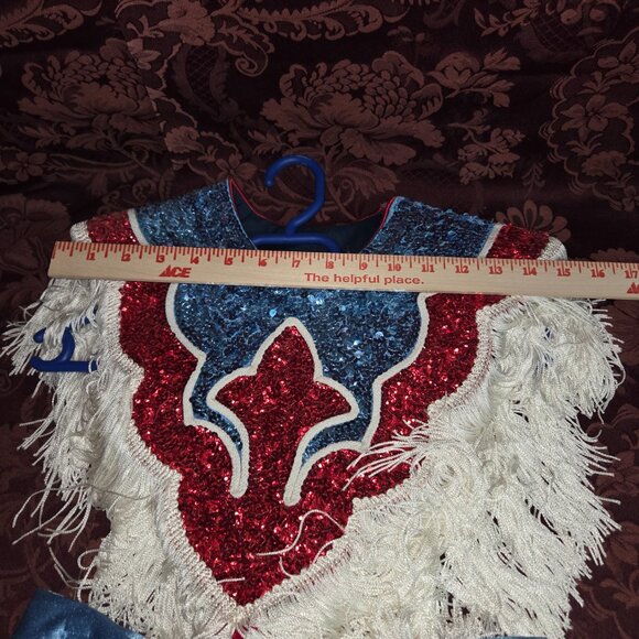 Vintage Dallas Texas Swirlettes Twirlers Western Sequin Costume - Picture 7 of 9